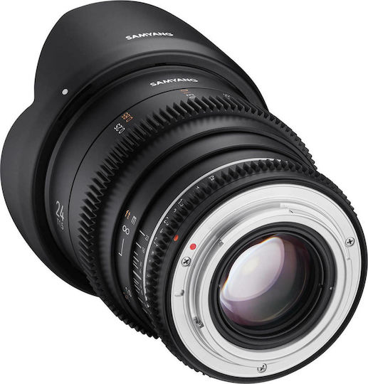 Samyang Crop Φωτογραφικός Φακός 24mm T1.5 VDSLR MK2 Cine Σταθερός για Micro Four Thirds (MFT) Mount Μαύρος