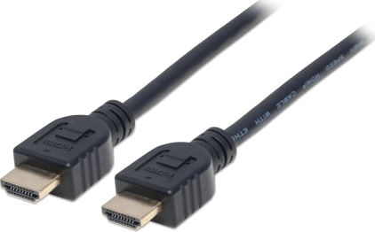Manhattan HDMI Cable 2.0 Premium High Speed 4K 60Hz HDR HDMI Male - HDMI Male 1m Black