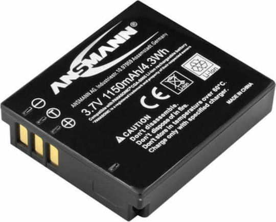 Ansmann Kamera Batterie A-Pan CGA-S005 5022783/05 Lithium-Ionen (Li-Ion) Kompatibel mit Panasonic