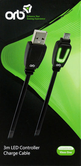 ORB Charging Cable for Xbox One Black 016141
