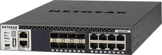 NetGear M4300-8X8F Managed L3 Switch with 8 Gigabit (1Gbps) Ethernet Ports and 8 SFP Ports