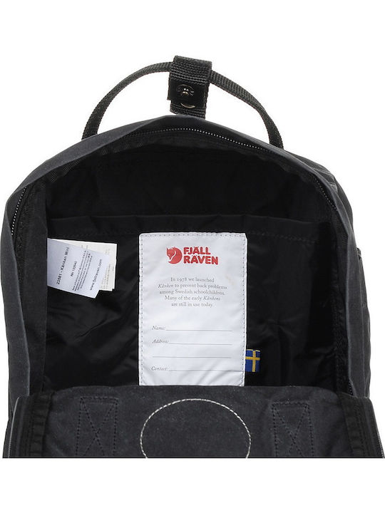 Fjallraven Kånken Mini Wasserdicht 7Es Schwarz