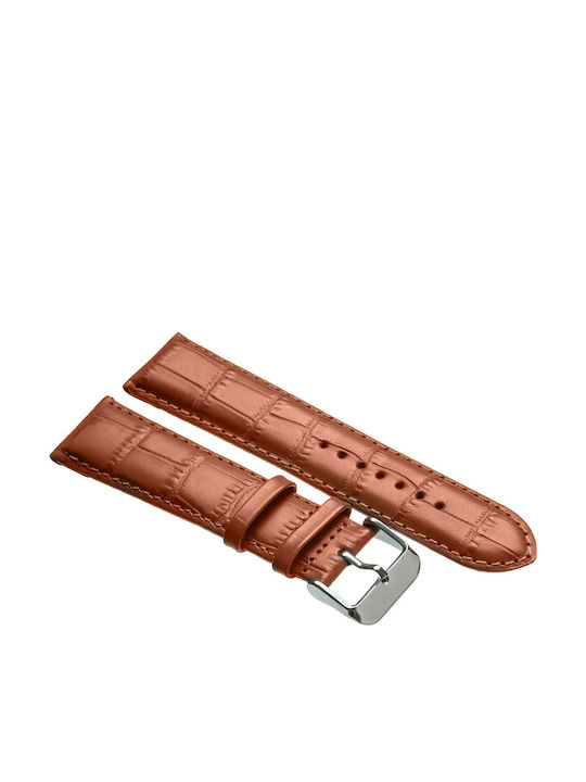 Tzevelion ART521 Curea din piele Tabac maro 20mm