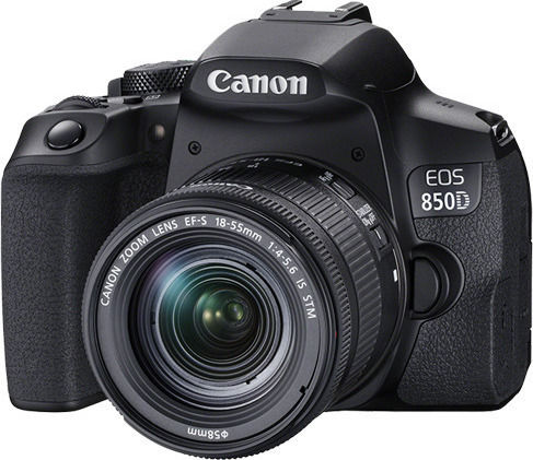 Canon DSLR Camera EOS 850D Crop Frame Kit (smc DA 18-135mm F3.5-5.6 ED AL [IF] DC WR) Black
