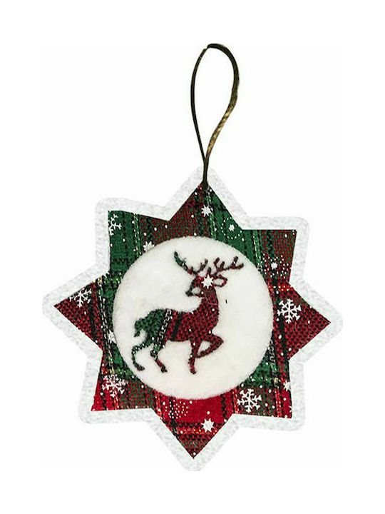 XMASfest 93-2449 Christmas Fabric Bell Ornament 12cm (Μiscellaneous Designs)