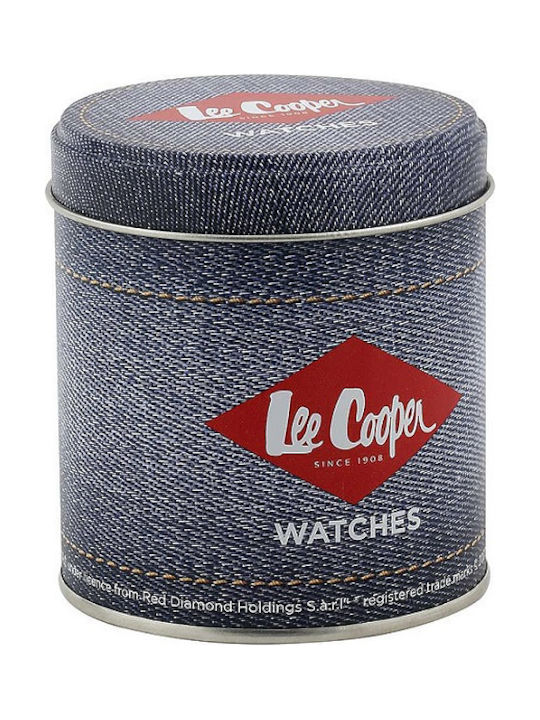 Lee Cooper Watch Chronograph Battery with Silver Metal Bracelet LC06905.360