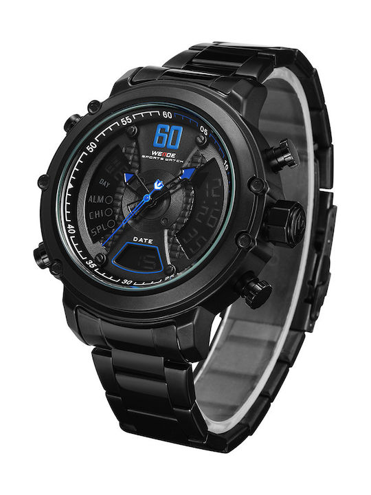 Weide Uhr Batterie mit Schwarz Metallarmband WD10786