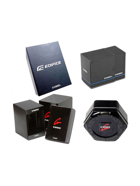 Casio G-Shock Digital Herrenuhr 45.4mm Chronograph Batterie mit Schwarz Kautschukarmband