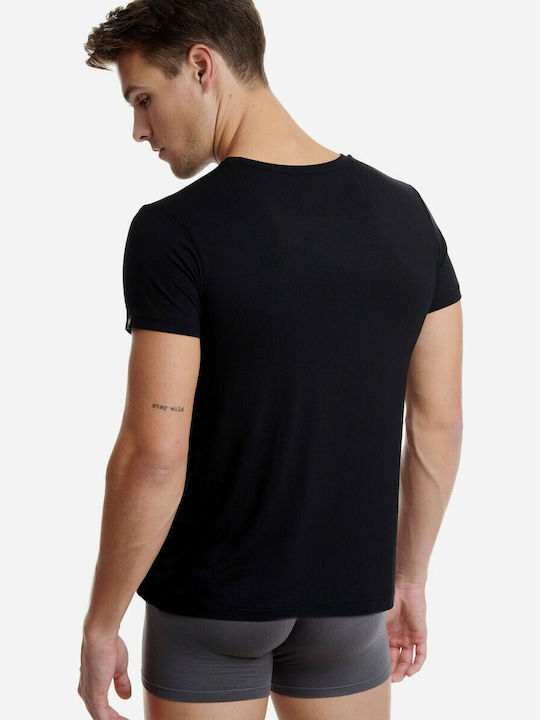Herren Unterhemden in Schwarz Farbe 1Packung