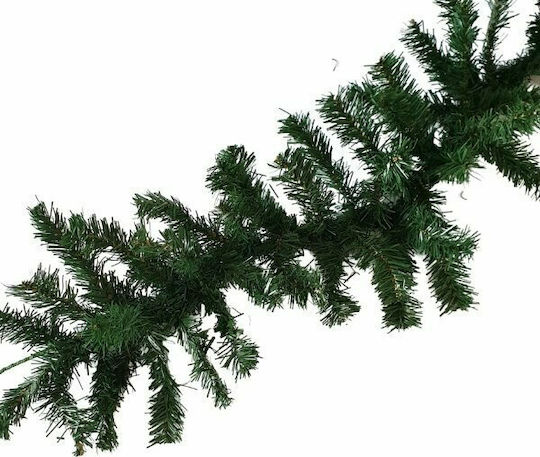 JK Home Decoration Weihnachtliche Girlande Plastik Grün 270x25cm 1Stück