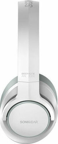 Sonic Gear ANC 3000 Bluetooth Wireless Over Ear Headphones with 15 hours of Operation Gray / White