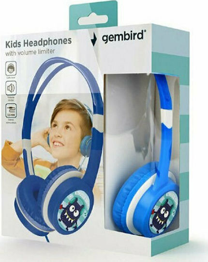Gembird MHP-JR-B Cu fir Pentru copii On Ear Căști Albastre