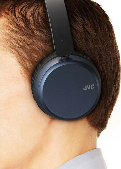 JVC HA-S65BN Kabellos / Kabelgebunden Am Ohr Kopfhörer mit 11 Stunden Betriebszeit Blau