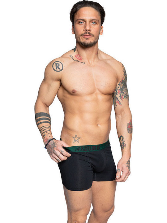 Nina Club Herren Boxershorts Black / Green 1Packung