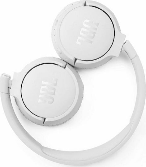JBL Tune 660NC Ασύρματα / Ενσύρματα On Ear Ακουστικά με 44 ώρες Λειτουργίας και Quick Charge Λευκά