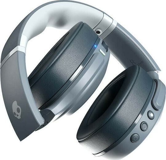 Skullcandy Crusher EVO Wireless / Wired Over Ear Headphones with 40 hours of Operation and Quick Charge Gray
