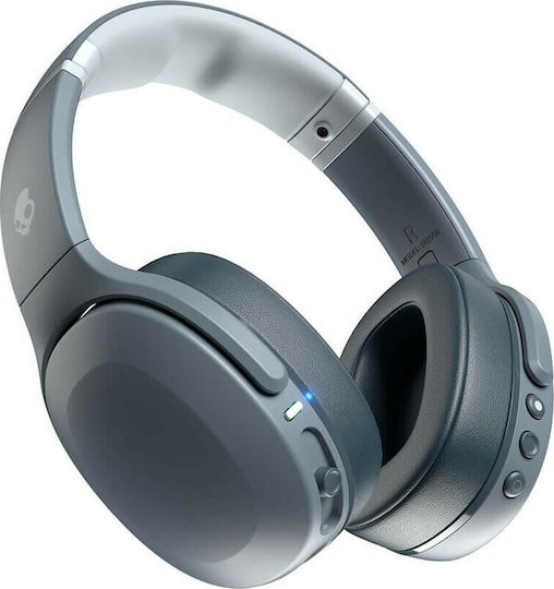 Skullcandy Crusher EVO Wireless / Wired Over Ear Headphones with 40 hours of Operation and Quick Charge Gray