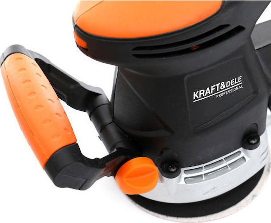 Kraft & Dele KD1678 Έκκεντρο Τριβείο 125mm Ρεύματος 1200W με Ρύθμιση Ταχύτητας και με Σύστημα Αναρρόφησης