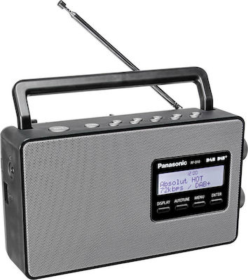 Panasonic RF-D10EG Portable Radio Battery DAB+ Black