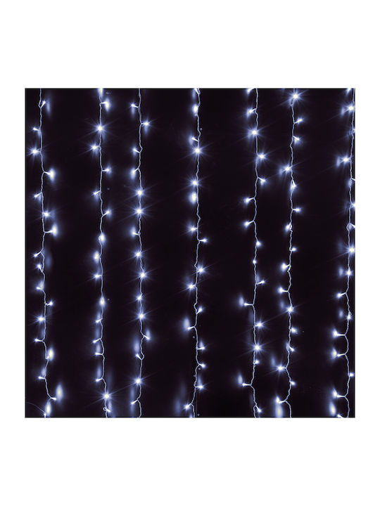 300 Lights LED 3m. x 300cm Cold White type Curtain 1pcs