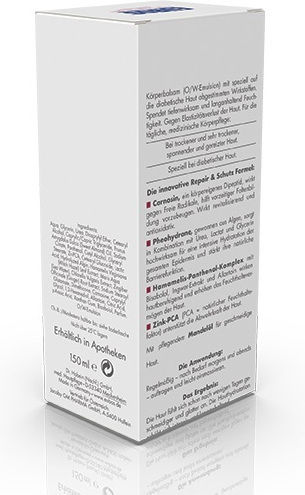 Eubos Diabetic Moisturizer Balm Regeneration for Diabetic Foot with Urea 150ml