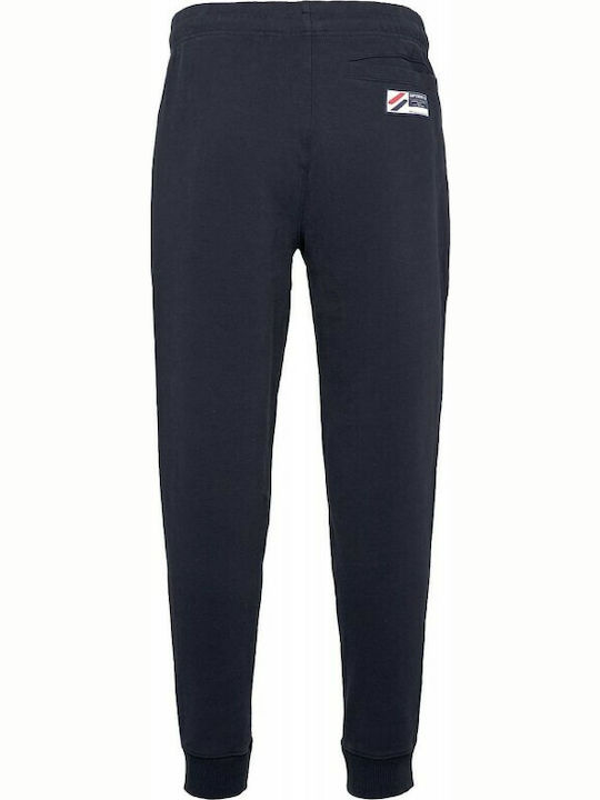 City College Sweatpants with Elastic Navy Blue