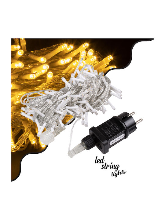 100 Lichter LED 13m. in Zeichenfolge 1Stück