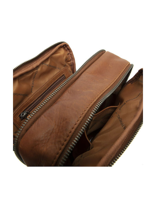 Leather Men's Bag Shoulder / Crossbody Tabac Brown