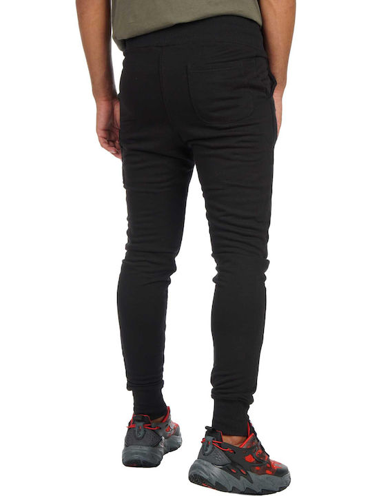 Alpha Industries Pantaloni de trening cu elastic Negru