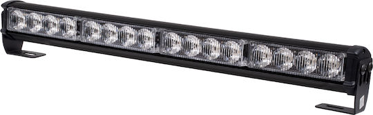 GloboStar Μπάρα Σήμανσης Αυτοκινήτου LED 10 - 30V Αδιάβροχη 45cm με Πράσινο Φωτισμό