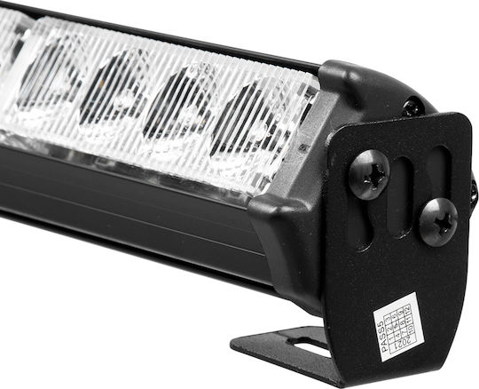 GloboStar Μπάρα Σήμανσης Αυτοκινήτου LED 10 - 30V Αδιάβροχη 45cm με Λευκό Φωτισμό
