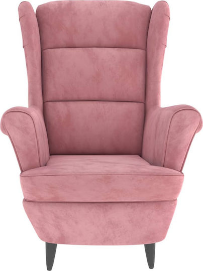 Bergère Catifelat Roz 81x90x96.5cm