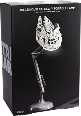 Paladone Lumini LED Lampă de birou pentru copii Star Wars Millennium Falcon Gri