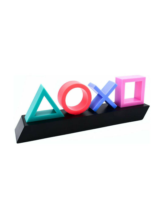 Kids Decorative Lamp Light Icons with Color Changes Multicolour 30.5x10.5x6εκ.