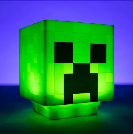 Paladone Παιδικό Διακοσμητικό Φωτιστικό Minecraft Creeper Πράσινο 11εκ.
