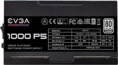 EVGA SuperNOVA 1000 P5 1000W Τροφοδοτικό Υπολογιστή Full Modular 80 Plus Platinum