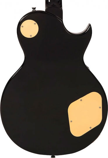 Encore E99 Electric Guitar for Left-handed Single cut with HH Pickup Configuration Black