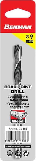 Benman Drill with Cylindrical Shank for Wood 3mm