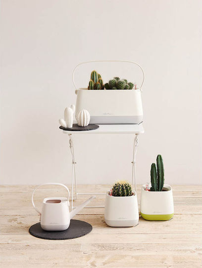 Lechuza Yula Plastic Watering Can 1.7lt White