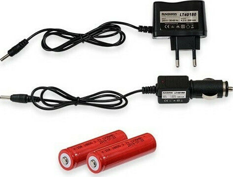 Krausmann Επαναφορτιζόμενος Φακός Κεφαλής LED IPX4 με Μέγιστη Φωτεινότητα 300lm