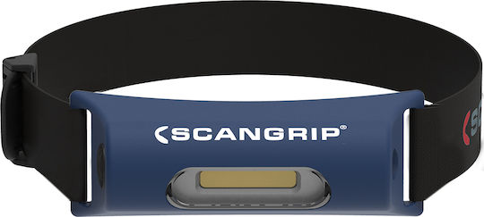 Scangrip Rechargeable Headlamp LED Waterproof IP65 with Maximum Brightness 120lm Zone