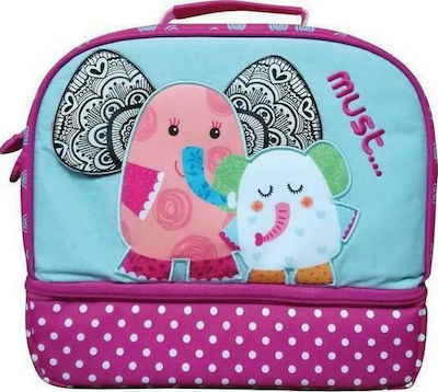 Must Schulter-Lunch-Tasche 8Es Fuchsie L24 x B27 x H27cm