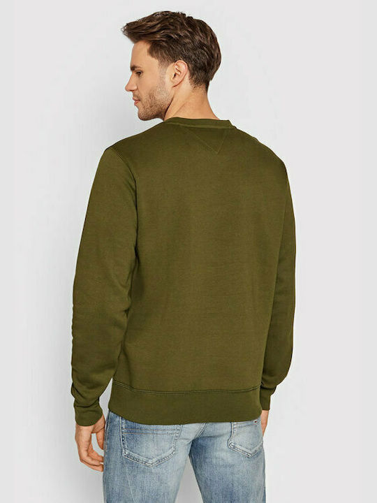 Tommy Hilfiger Men's Sweatshirt Olive Wood