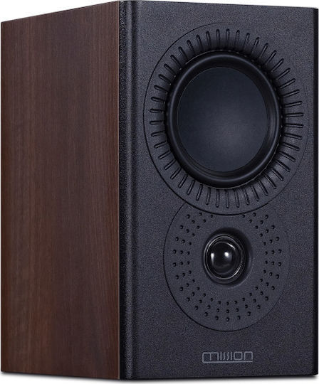 Mission LX-1 MKII Ζεύγος Ηχείων Hi-Fi Βιβλιοθήκης 40W 2 Δρόμων Π16xΒ20.8xΥ26εκ. Καρυδιά