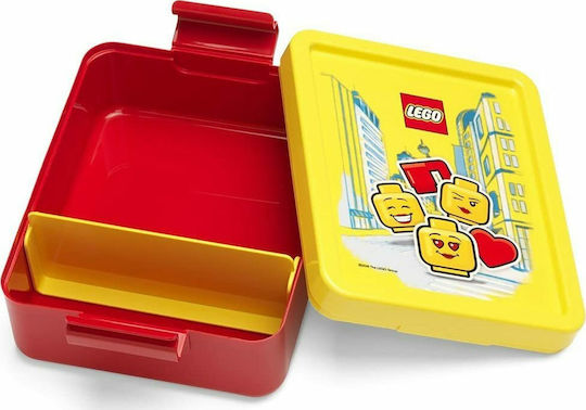 LEGO Iconic Girl Πλαστικό Παιδικό Σετ Φαγητού Κόκκινο 17 x 13.5εκ.