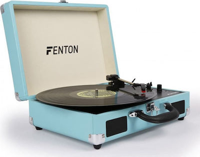 Fenton RP115 102.106 Valiză Pick-Up cu Preamp și Difuzoare încorporate Albastru deschis