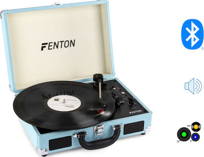 Fenton RP115 102.106 Valiză Pick-Up cu Preamp și Difuzoare încorporate Albastru deschis