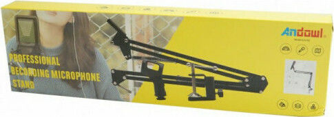 Andowl Microphone Arm Scissor Type for Desks & Tables