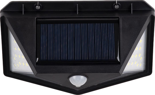 GloboStar Wall Mounted Solar Light 10W 1000lm Cold White 6000K with Motion Sensor and Photocell IP65
