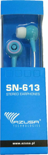 Ακουστικά Ψείρες In Ear Azusa SN-613 Μπλε